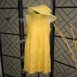 Entro babydoll lace lined dress